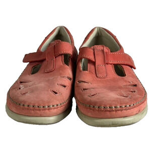 SAS Shoes Womans 6.5W Roamer Tripad Comfort Leather Coral Pink/Salmon